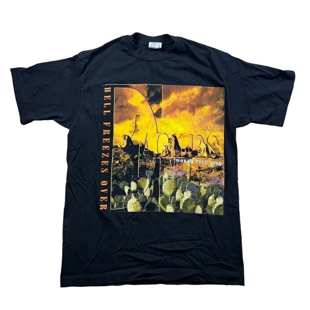 Vintage The Eagles 1994 / 1995 Hell Freezes Over World Tour Concert‎ Tee Men's L